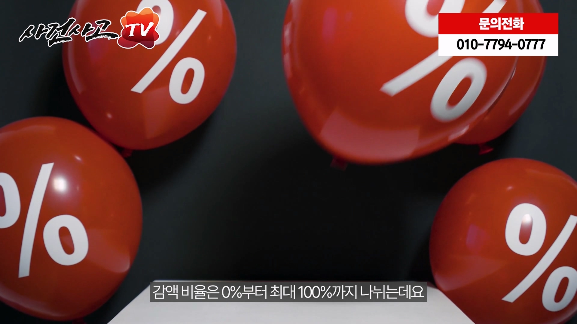 4. 감액비율은 최대0퍼센트 부터 최대 100퍼센트 까지 나뉘는데요.jpg