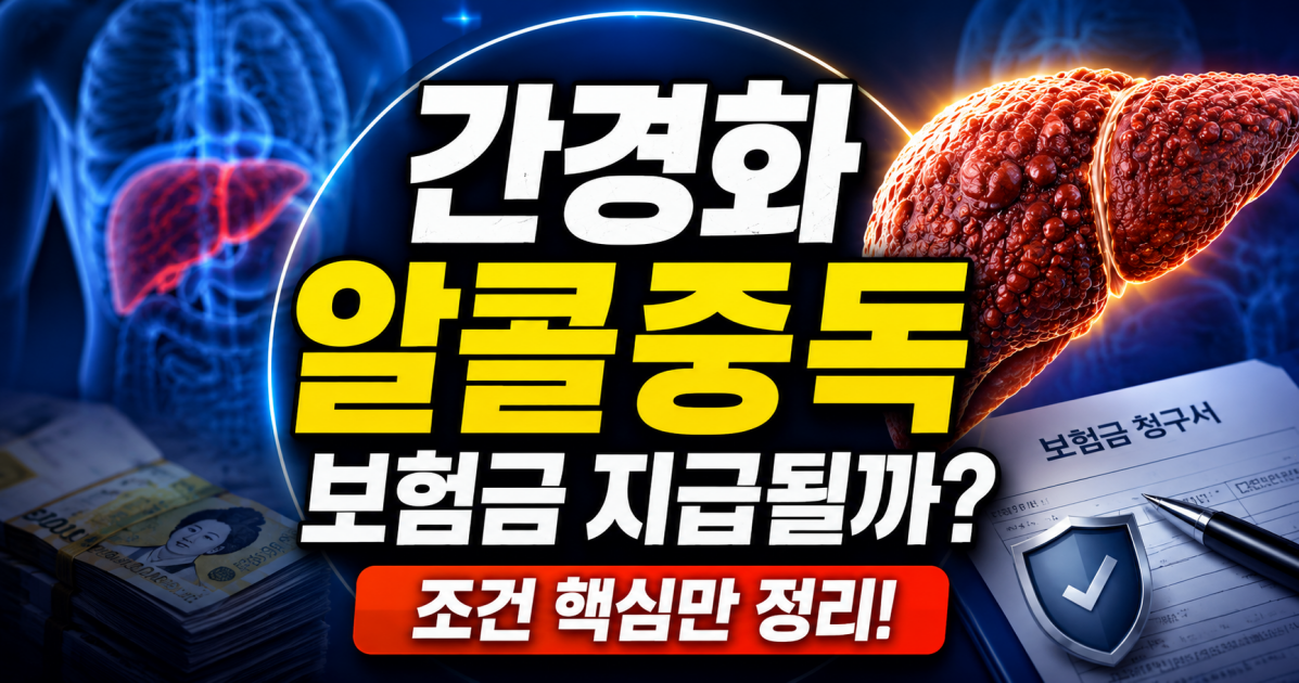 간경화진단비 알콜중독도 지급이 가능할까요 보험약관 기준 정리.png