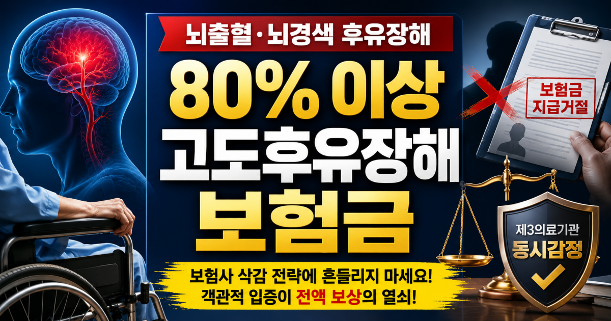 뇌경색 뇌출혈 편마비 고도후유장해 80%.png